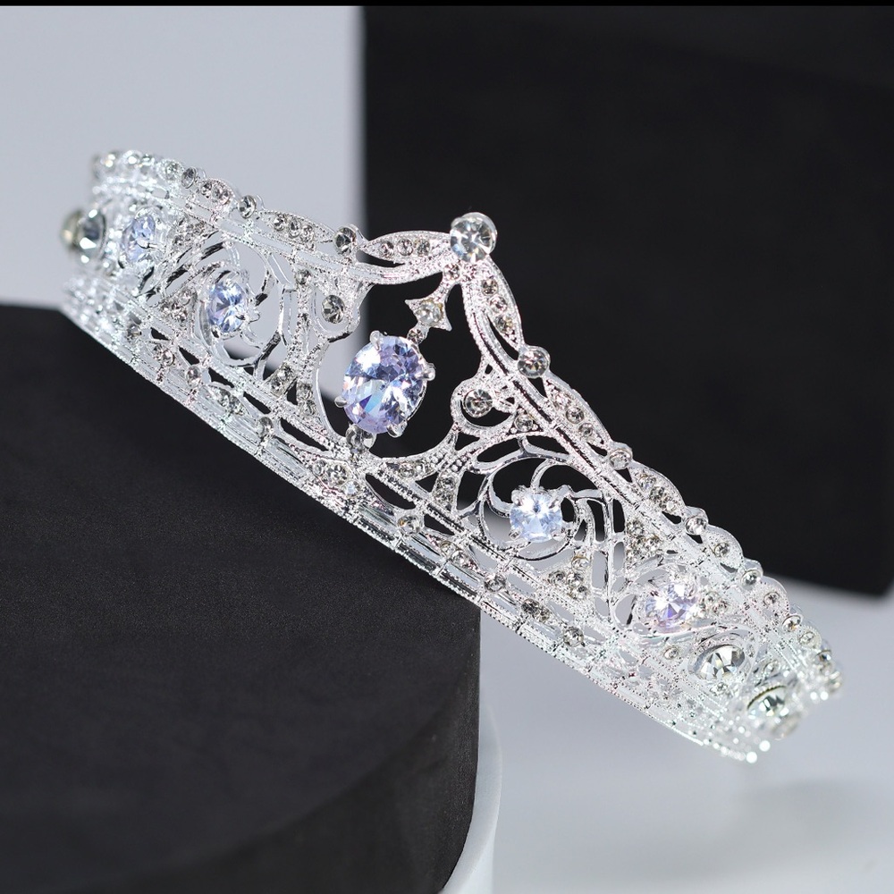 Swarovski Crystal Silver Bridal Tiara